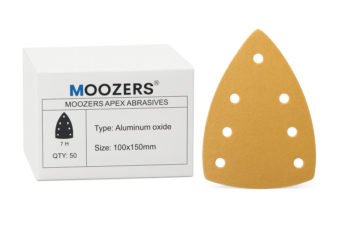 MOOZERS Apex Abrasives - P120 - 100x150MM - Schuurpapier - 50 stuks