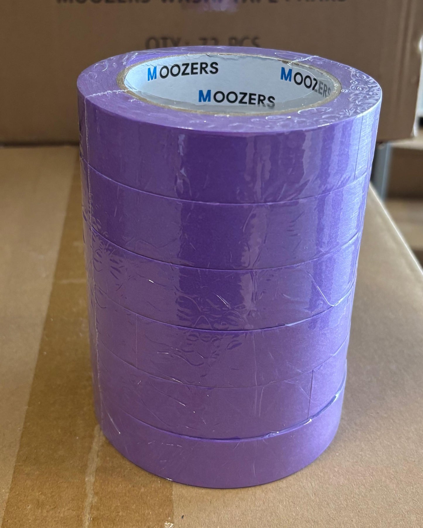 DOOS MOOZERS | Washi | Schilderstape paars | 24mm x 50m | 36 Rollen