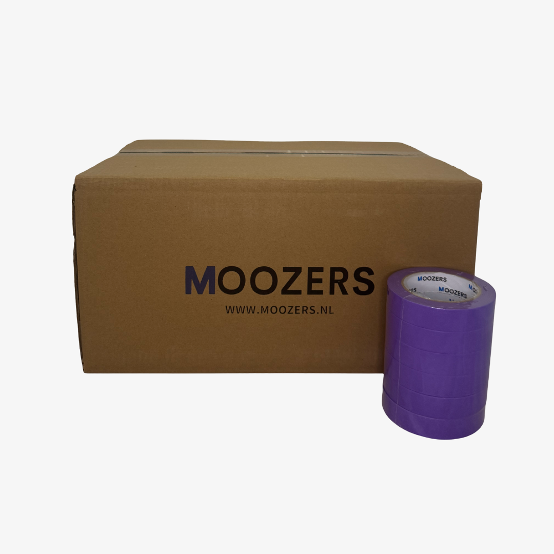 BOX Moozers Washi Tape Yellow 24mm 50M